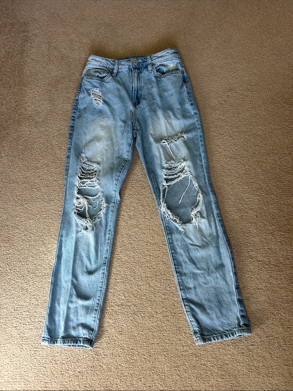 YMI dream high rise distressed jeans